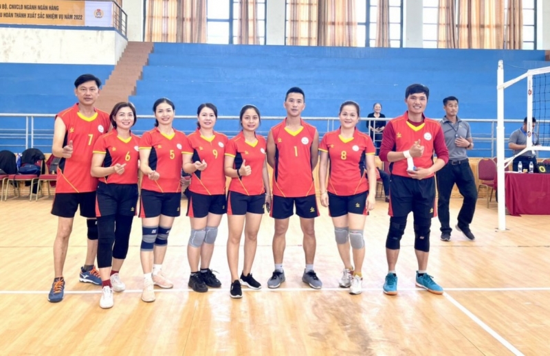 Đội tuyển bóng chuyền hơi Trường Đại học Hà Tĩnh đạt kết quả cao tại Hội thao “Người giáo viên nhân dân” toàn quốc