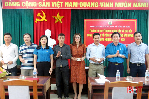 Thành lập nhiều công đoàn cơ sở trong các doanh nghiệp Hà Tĩnh