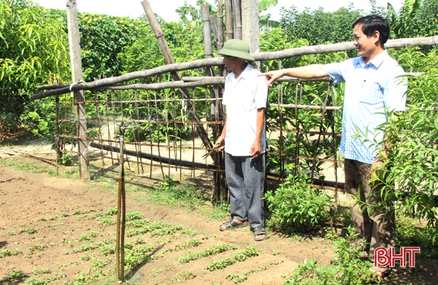 Công đoàn đỡ đầu, người dân Mai Phụ xây dựng vườn mẫu thành công