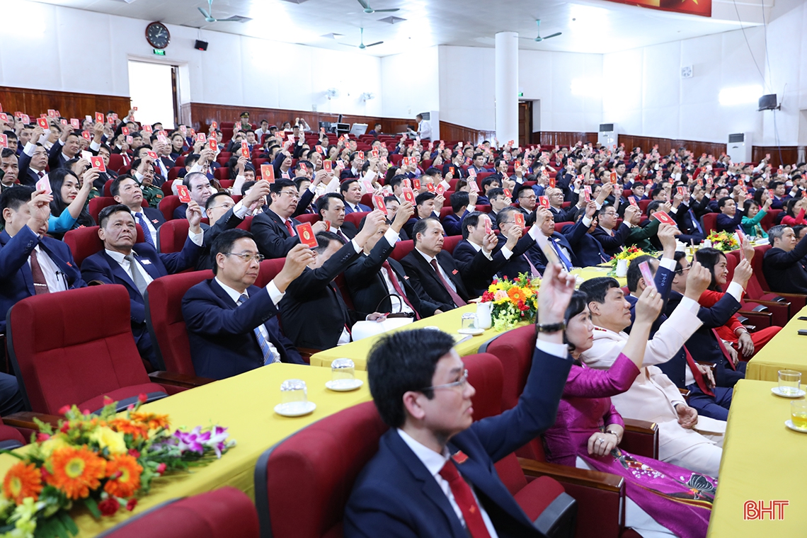 Sáng nay, khai mạc Đại hội đại biểu Đảng bộ tỉnh Hà Tĩnh lần thứ XIX