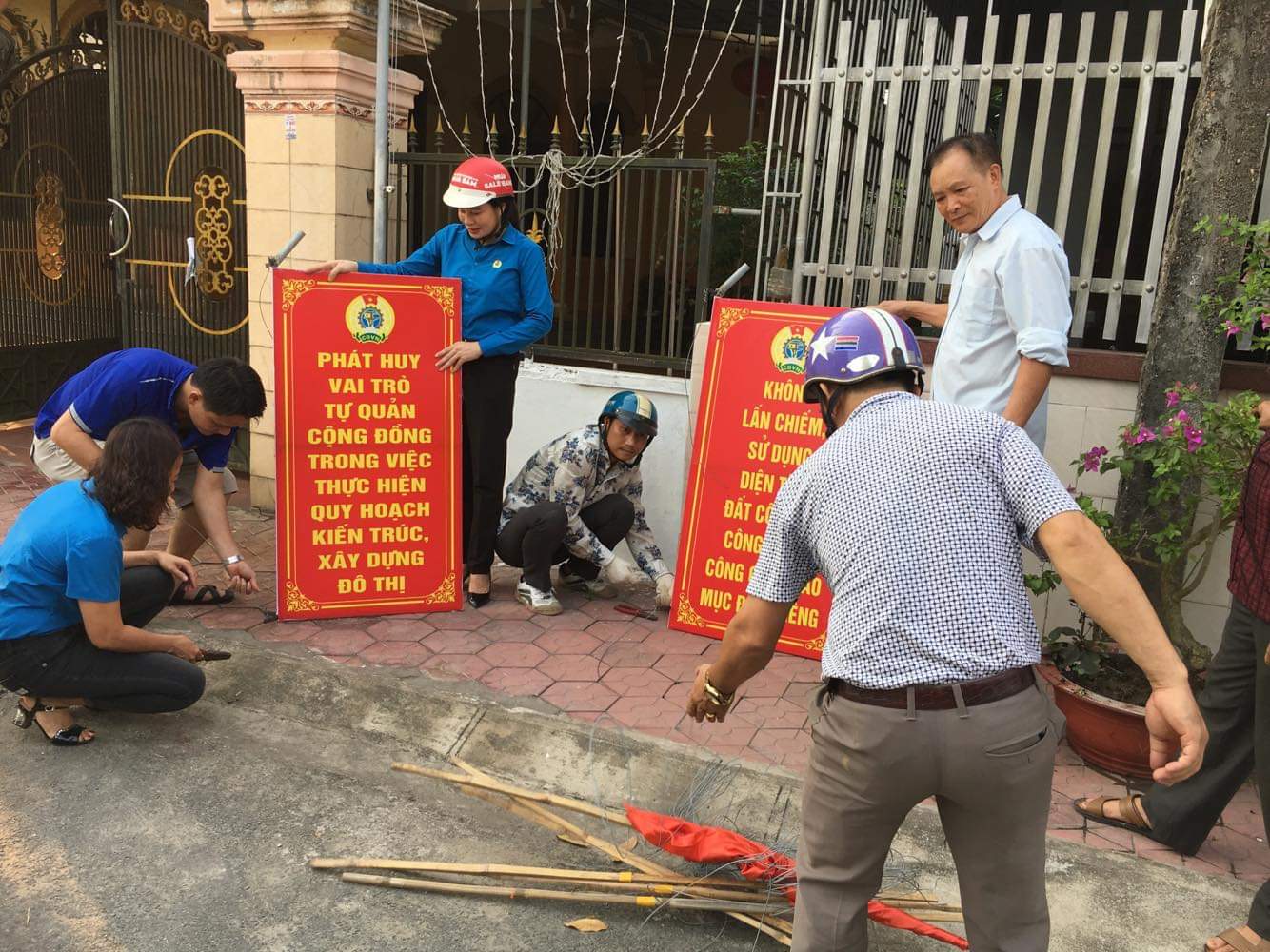 Hồng Lĩnh: CĐ phường Nam Hồng xây dựng công trình chào mừng Kỷ niệm 90 năm Ngày thành lập Công đoàn Việt Nam