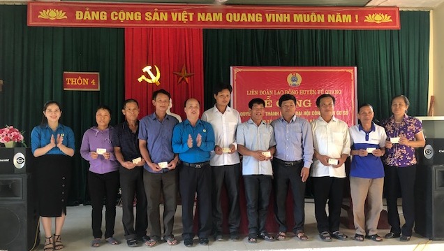 Vũ Quang: Thành lập Công đoàn cơ sở Hợp tác xã môi trường xã Ân Phú