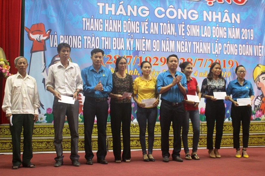 LĐLĐ huyện Kỳ Anh phối hợp phát động Tháng Công nhân và Tháng ATVSLĐ