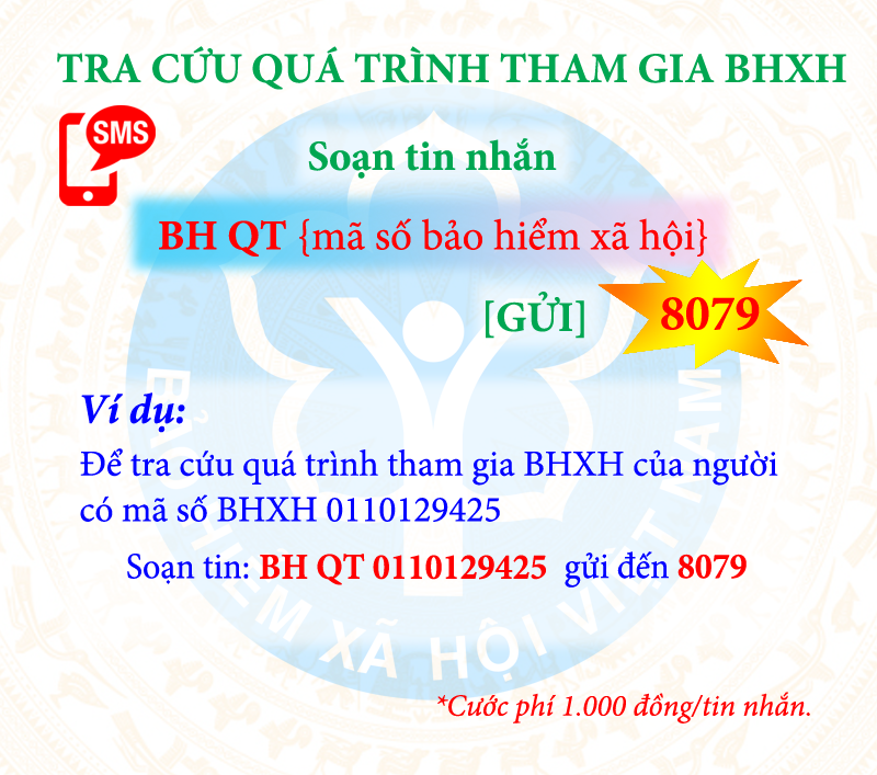 BHXH Việt Nam triển khai dịch vụ tin nhắn tra cứu