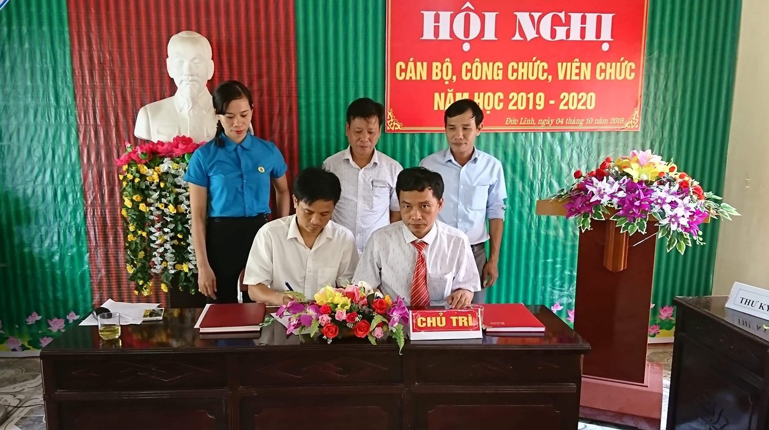  Vũ Quang: Hoàn thành tổ chức Hội nghị cán bộ CCVC khối trường học, năm học 2019 - 2020