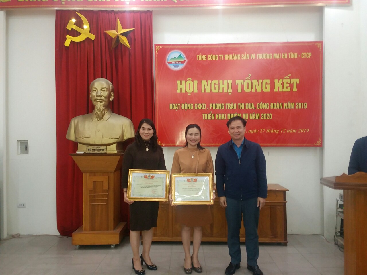 Công đoàn Tổng Cty KS&TM Hà Tĩnh: Tổng kết hoạt động Công đoàn năm 2019