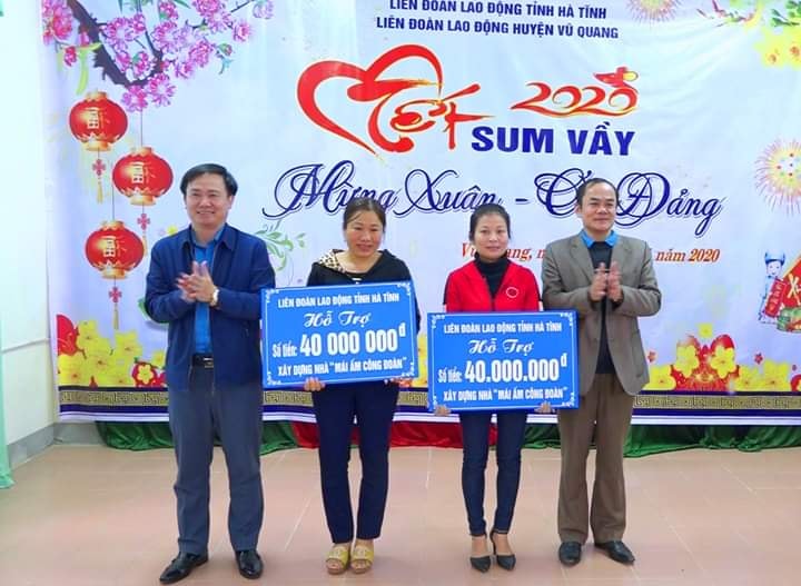 LĐLĐ huyện Vũ Quang: Tổ chức “Tết sum vầy” năm 2020