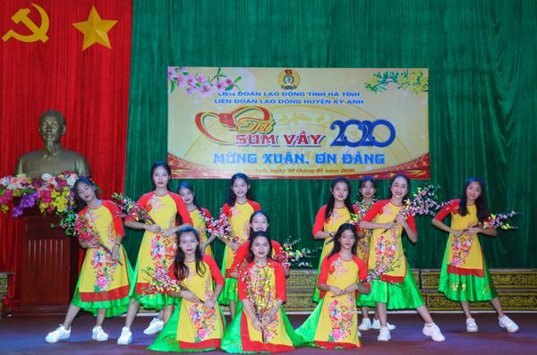 LĐLĐ huyện Kỳ Anh tổ chức Tết sum vầy mừng xuân, ơn Đảng năm 2020