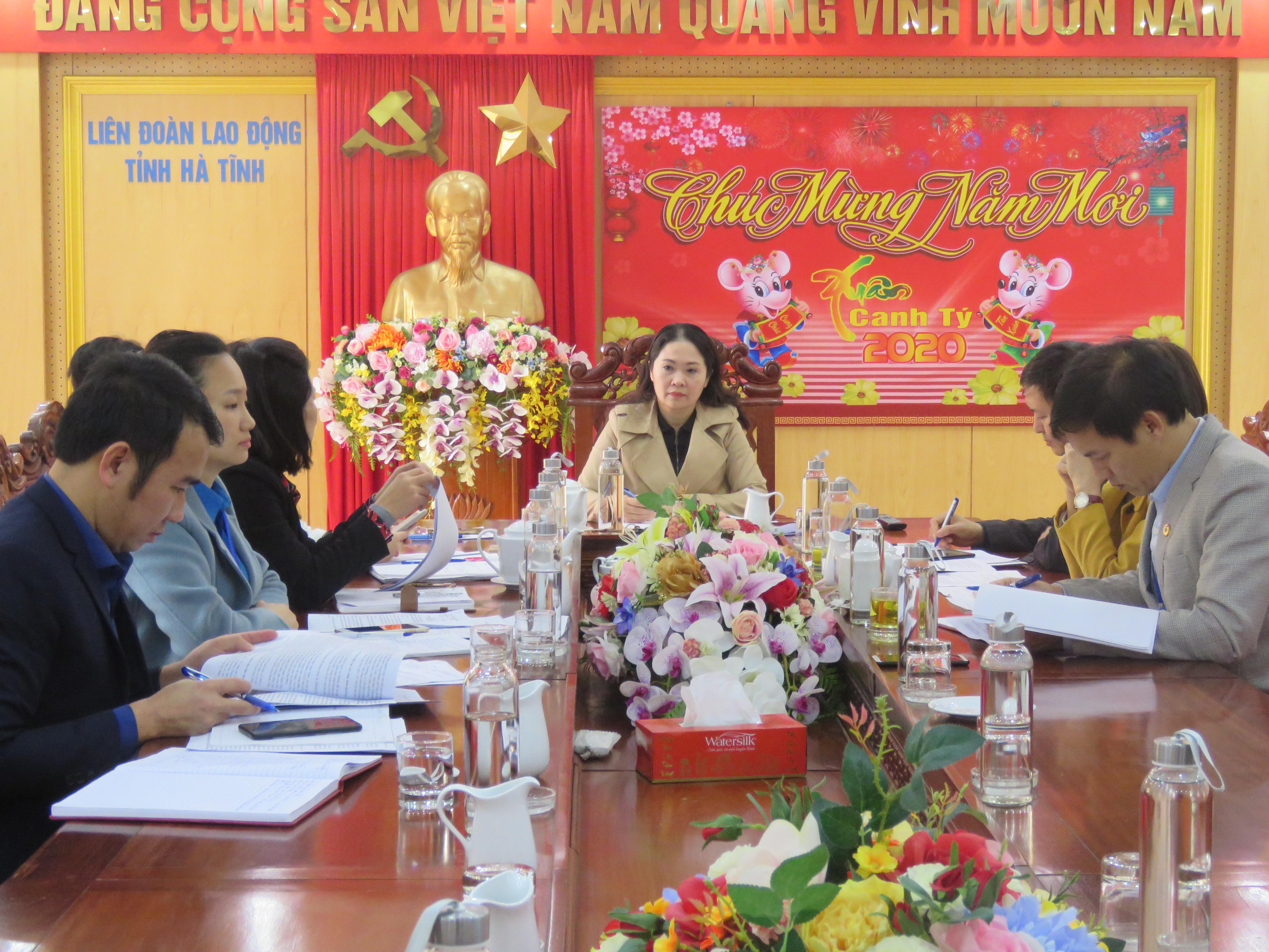 Hội đồng phổ biến GDPL LĐLĐ tỉnh triển khai nội dung hoạt động năm 2020