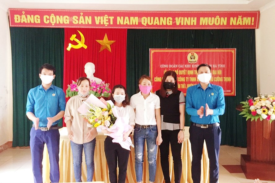 Công đoàn Khu kinh tế Hà Tĩnh: Thành lập công đoàn cơ sở