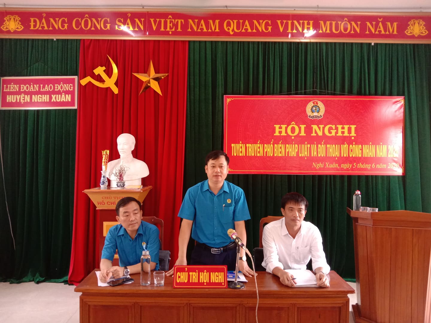  Nghi Xuân: Tuyên truyền phổ biến pháp luật và đối thoại với công nhân năm 2020