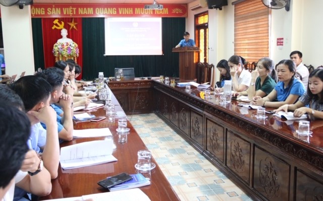 CĐN Y tế: Tập huấn nghiệp vụ cho cán bộ Công đoàn cơ sở