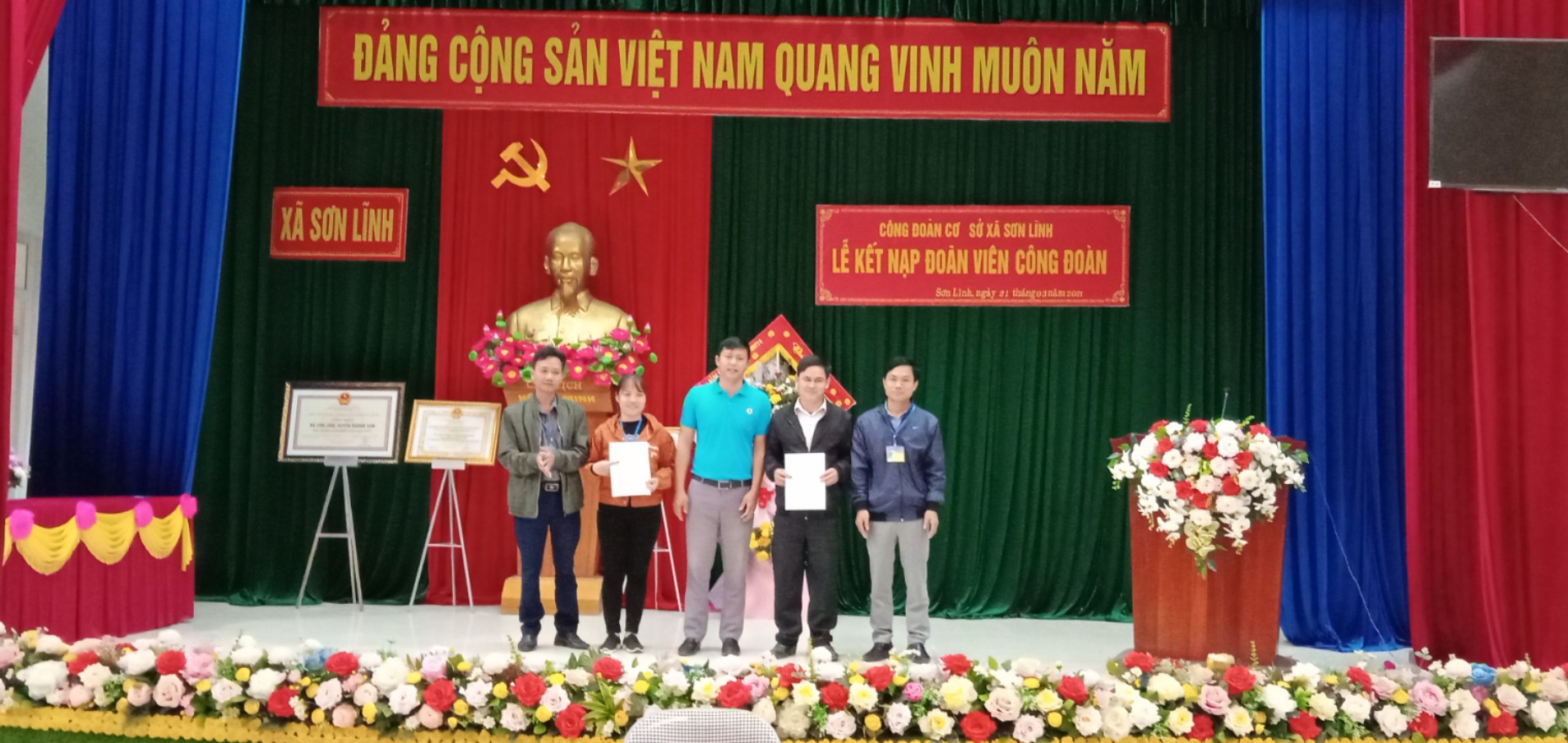 Công đoàn cơ sở xã Sơn Lĩnh: Nhiều hoạt động thiết thực hưởng ứng Tháng Công nhân năm 2021.