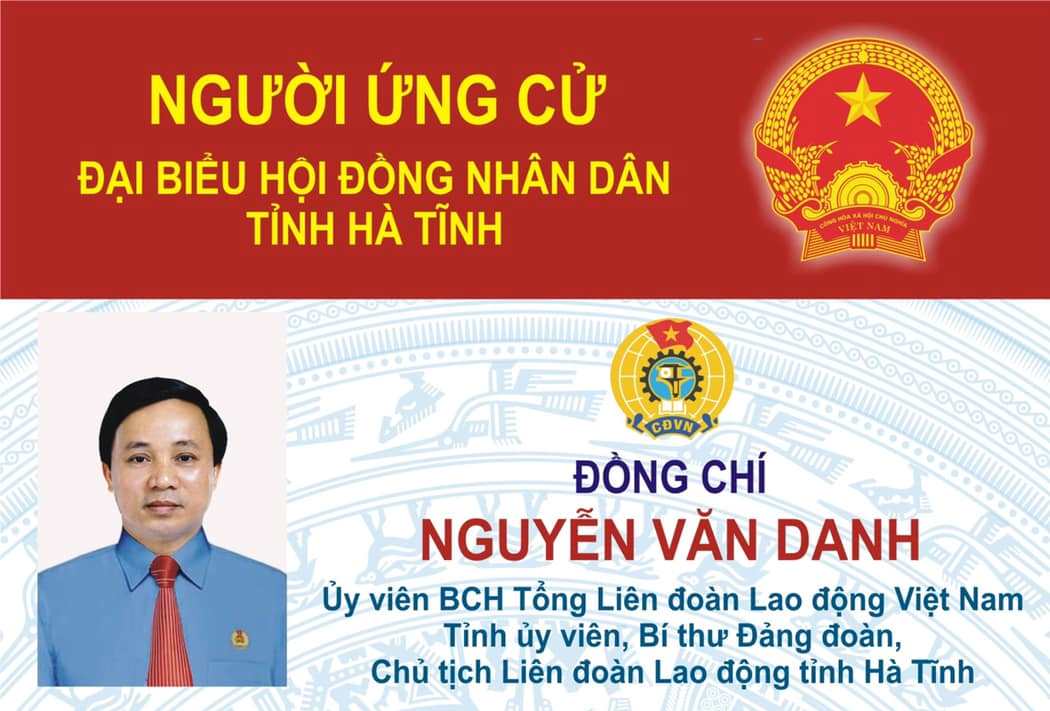 Chương trình hành động của ứng cử viên Hội đồng nhân dân tỉnh Nguyễn Văn Danh