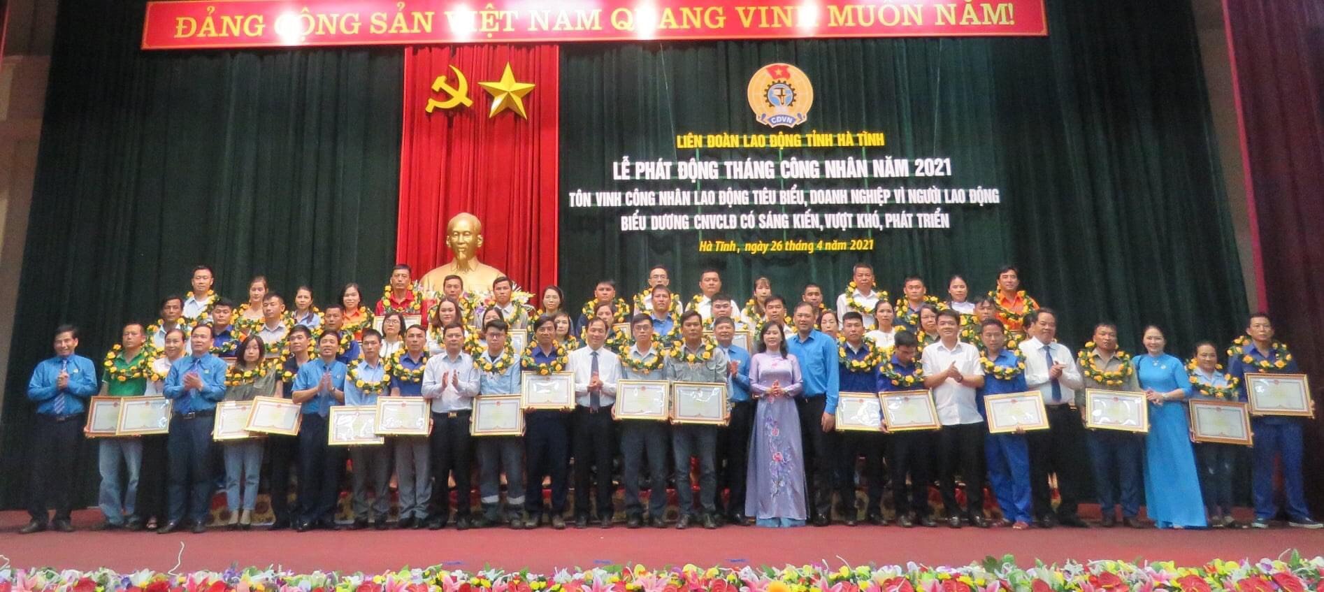 Công đoàn Hà Tĩnh: “Tháng Công nhân” năm 2021 đạt và  vượt chỉ tiêu, kế hoạch đề ra