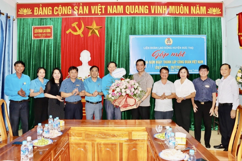 Đức Thọ: Tổ chức gặp mặt tọa đàm Kỷ niệm 94 năm Ngày thành lập Công đoàn Việt Nam (28/7/1929 - 28/7/2023)