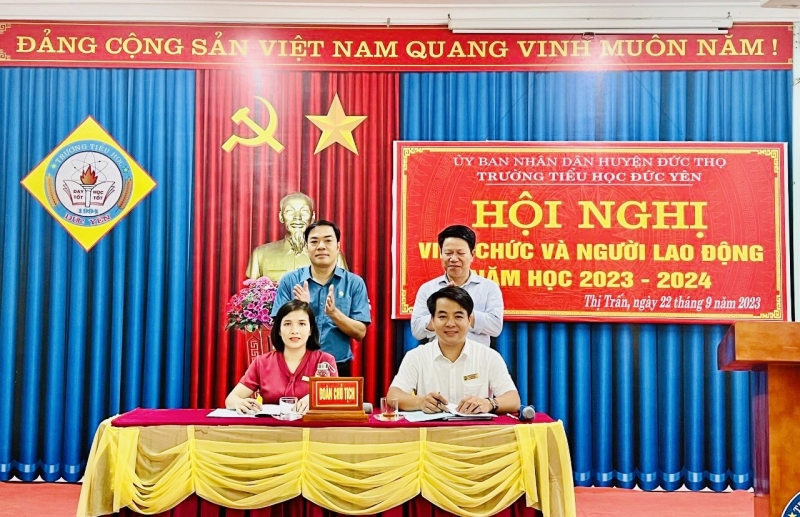 Đức Thọ: Tập trung chỉ đạo Hội nghị viên chức, người lao động năm học 2023 - 2024