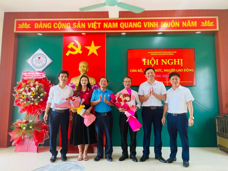 Cẩm Xuyên: Hoàn thành Hội nghị cán bộ, viên chức năm học 2023 - 2024