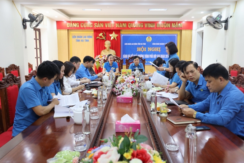 LĐLĐ tỉnh Hà Tĩnh và Công đoàn Y tế Việt Nam đánh giá kết quả quy chế phối hợp giai đoạn 2018 - 2023
