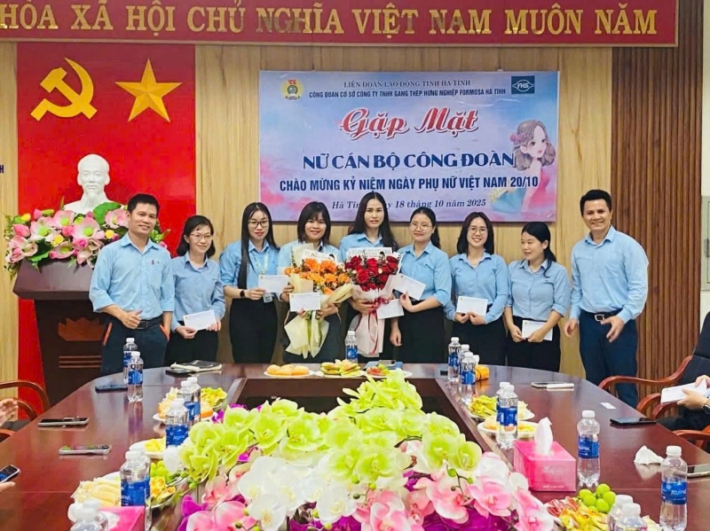 Sôi nổi các hoạt động kỷ niệm Ngày Phụ nữ Việt Nam 20/10 trong các cấp Công đoàn Hà Tĩnh