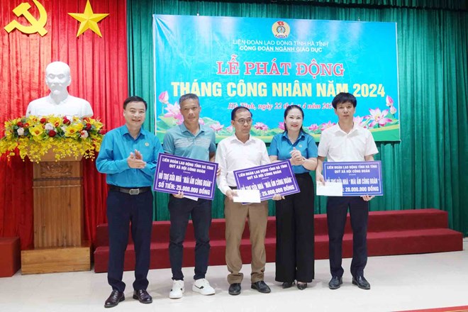 Công đoàn Giáo dục Hà Tĩnh phát động chăm lo lợi ích đoàn viên