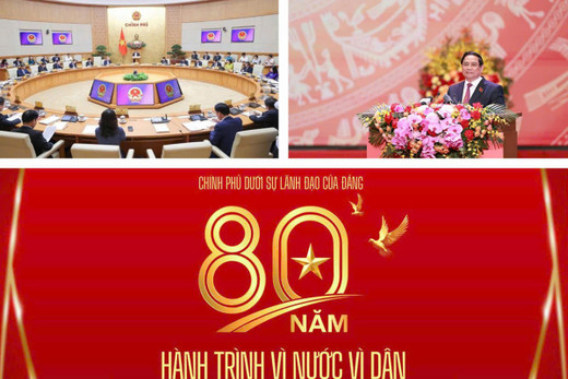 Chính phủ dưới sự lãnh đạo của Đảng - 80 năm hành trình vì nước, vì dân