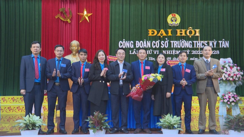 Đại hội Công đoàn cơ sở Trường THCS Kỳ Tân nhiệm kỳ 2023-2028 thành công tốt đẹp