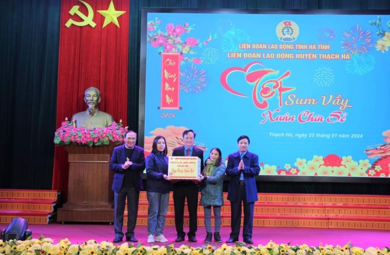 Liên đoàn Lao động huyện Thạch Hà: Mang niềm vui đến với đoàn viên, người lao động