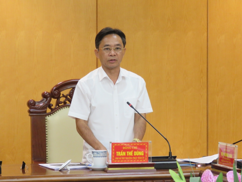 Ban Thường vụ Tỉnh ủy duyệt nội dung, chương trình Đại hội Công đoàn tỉnh Hà Tĩnh lần thứ XIX, nhiệm kỳ 2023-2028