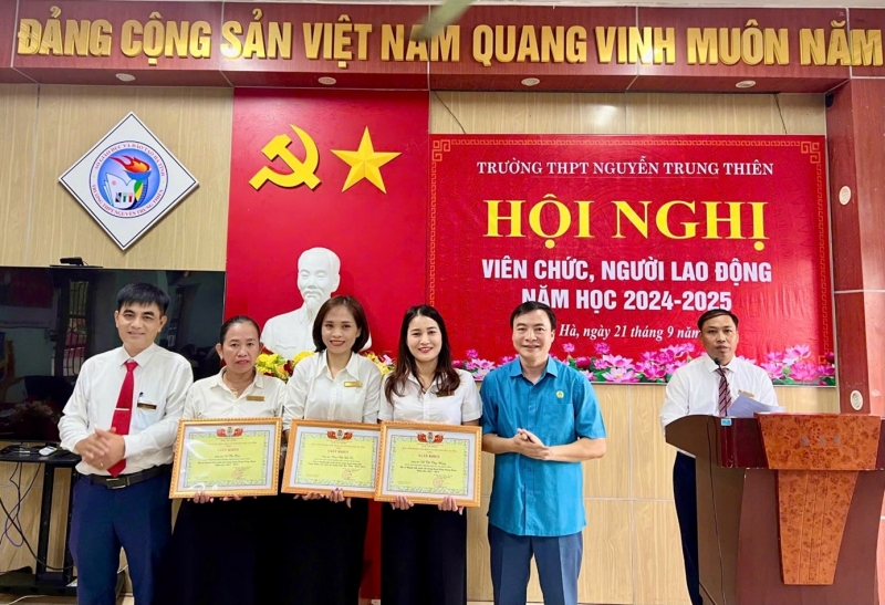 Các đơn vị trực thuộc Công đoàn ngành Giáo dục: Hoàn thành Hội nghị cán bộ, công chức, viên chức; hội nghị người lao động năm học 2024 - 2025