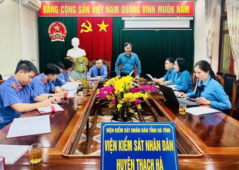 Thạch Hà: Kiểm tra cơ quan, đơn vị đạt chuẩn văn hóa giai đoạn 2023-2024