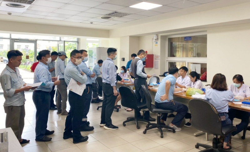 Gần 3.000 CNLĐ Công ty Formosa Hà Tĩnh được khám sức khỏe định kỳ