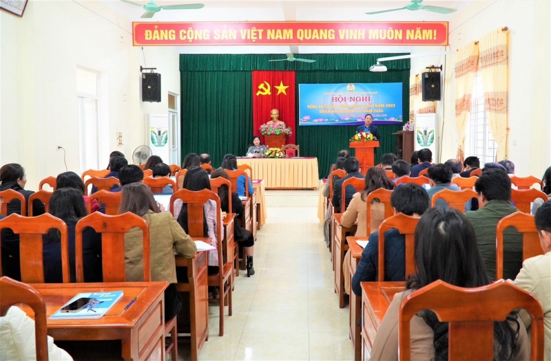 Hương Khê: Hội nghị tổng kết hoạt động Công đoàn năm 2023, triển khai nhiệm năm 2024 và phát động phong trào thi đua 