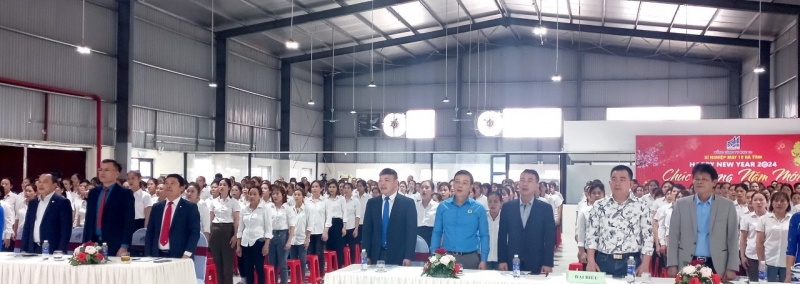 Xí nghiệp May 10 - Hà Tĩnh tổ chức Hội nghị Người lao động năm 2024