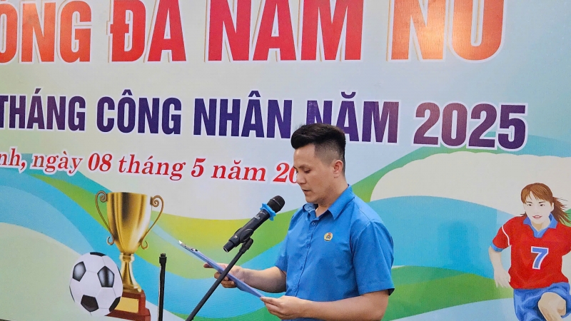 CĐCS Công ty TNHH Gang thép Hưng nhiệp Formosa Hà Tĩnh Khai mạc giải bóng đá nam, nữ cho CNLĐ năm 2025