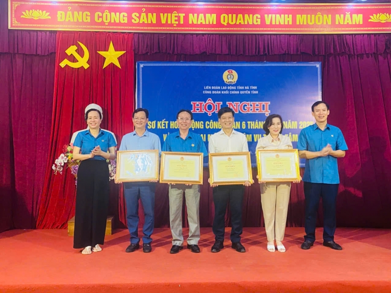 Công đoàn Khối Chính quyền tỉnh hoàn thành tốt chỉ tiêu, nhiệm vụ trong hoạt động 6 tháng đầu năm 2025