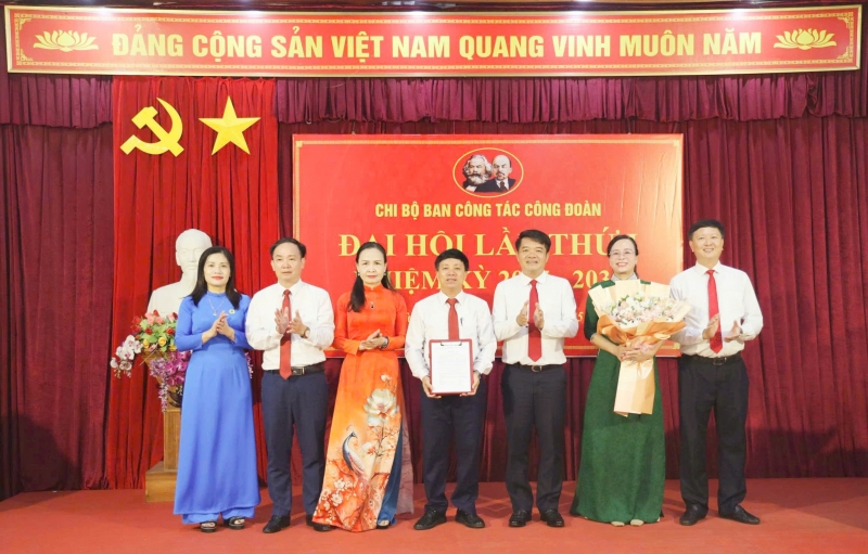 Đại hội Chi bộ Ban Công tác Công đoàn lần thứ nhất, nhiệm kỳ 2025 - 2030