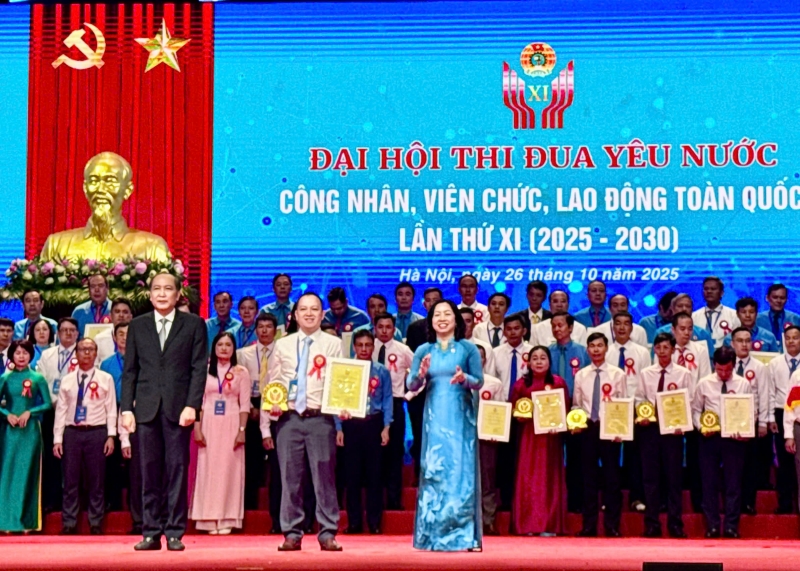 Hà Tĩnh có cá nhân được tôn vinh tại Đại hội Thi đua yêu nước CNVCLĐ toàn quốc lần thứ XI