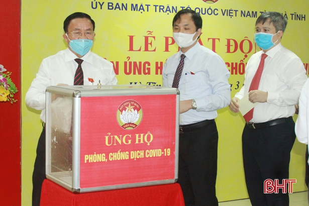 Hà Tĩnh: Hơn 18,3 tỷ đồng ủng hộ chương trình phòng chống dịch Covid-19