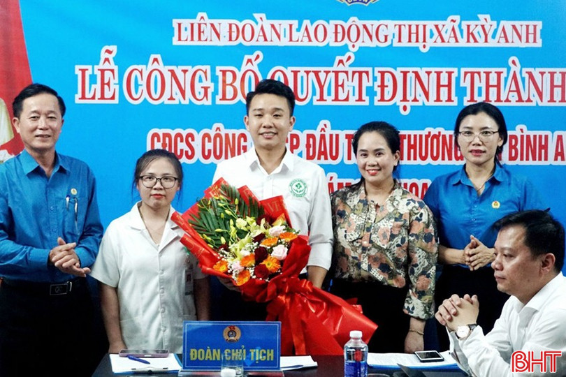 Từ đầu năm đến nay, toàn tỉnh đã thành lập được 23 công đoàn cơ sở, phát triển hơn 3.500 đoàn viên.