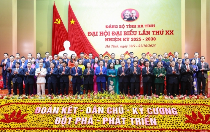 Đại hội đại biểu Đảng bộ Hà Tĩnh khóa XX thành công tốt đẹp