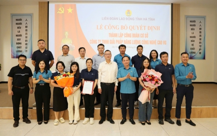 Thành lập CĐCS Công ty TNHH Giải pháp năng lượng Công...
