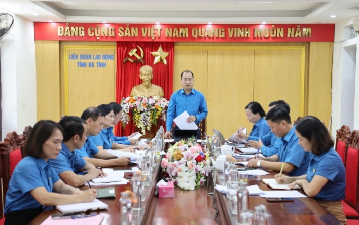 Ban Thường vụ LĐLĐ tỉnh triển khai công tác chuẩn bị Đại...